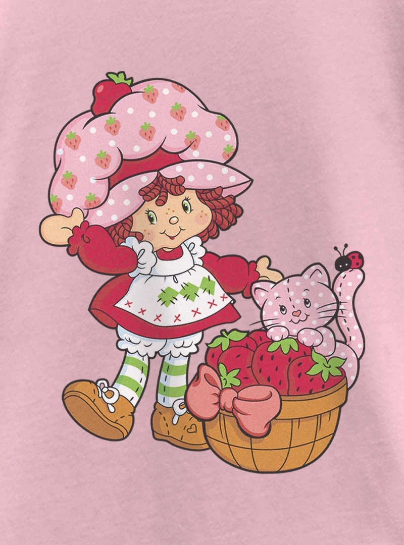 Strawberry Shortcake Custard Basket Youth Girls T-Shirt