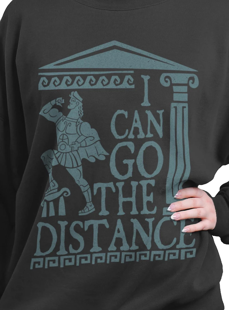 Disney Hercules Distance Gains Womens Oversized Sweatshirt
