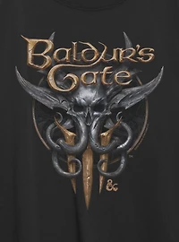 Dungeons & Dragons Logo Womens Oversized T-Shirt