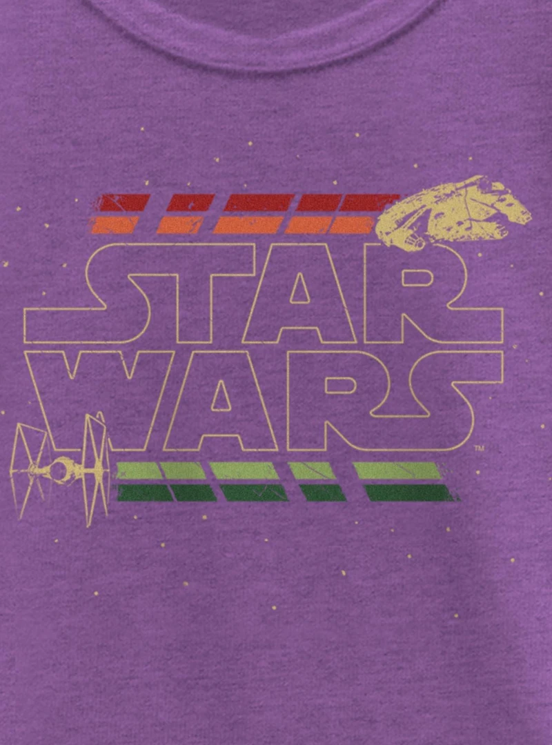 Disney Star Wars Retro Youth Girls T-Shirt
