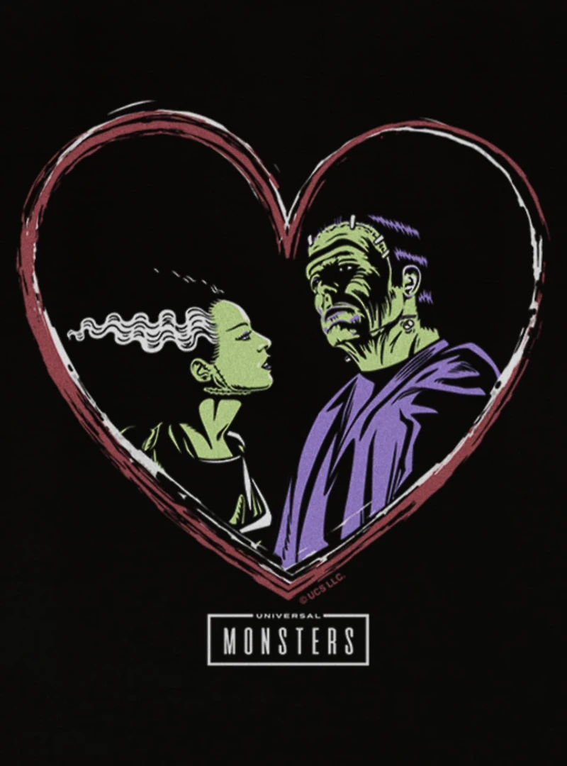 Universal Monsters Frankenstein & Bride Of Love Womens Cami