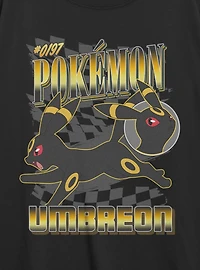 Pokemon Umbreon Check Womens Oversized T-Shirt
