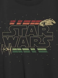 Disney Star Wars Retro Womens Oversized T-Shirt