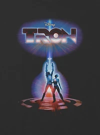 Tron Vintage Classic Youth Girls Boxy Crop T-Shirt