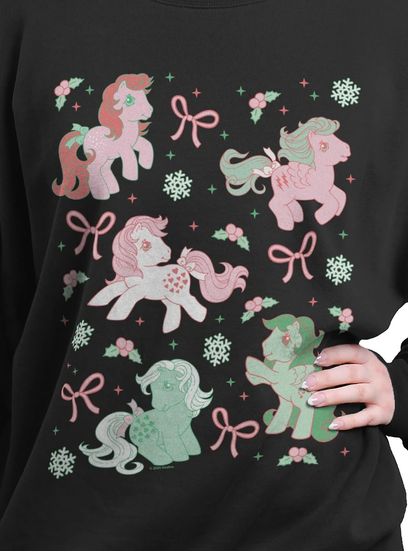 My Little Pony Cute Christmas Womens Oversized Sweatshirt