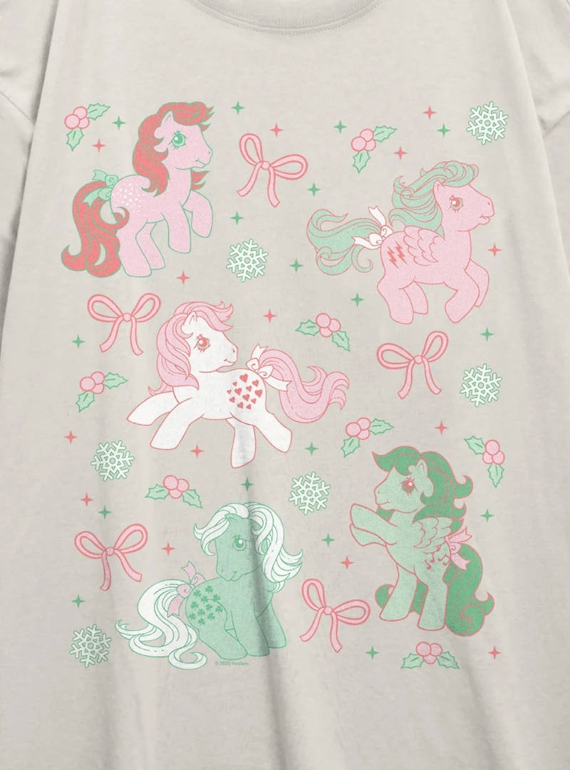 My Little Pony Cute Christmas Womens Oversized T-Shirt