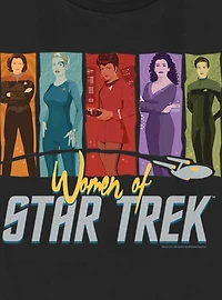 Star Trek Women Of Womens T-Shirt