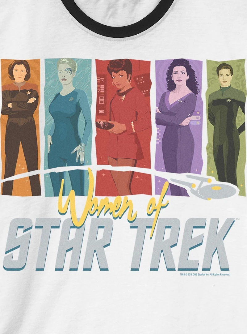 Star Trek Women Of Ringer T-Shirt