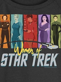 Star Trek Women Of Womens Slouchy Sweatshirt