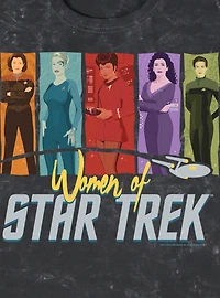 Star Trek Women Of Mineral Wash T-Shirt