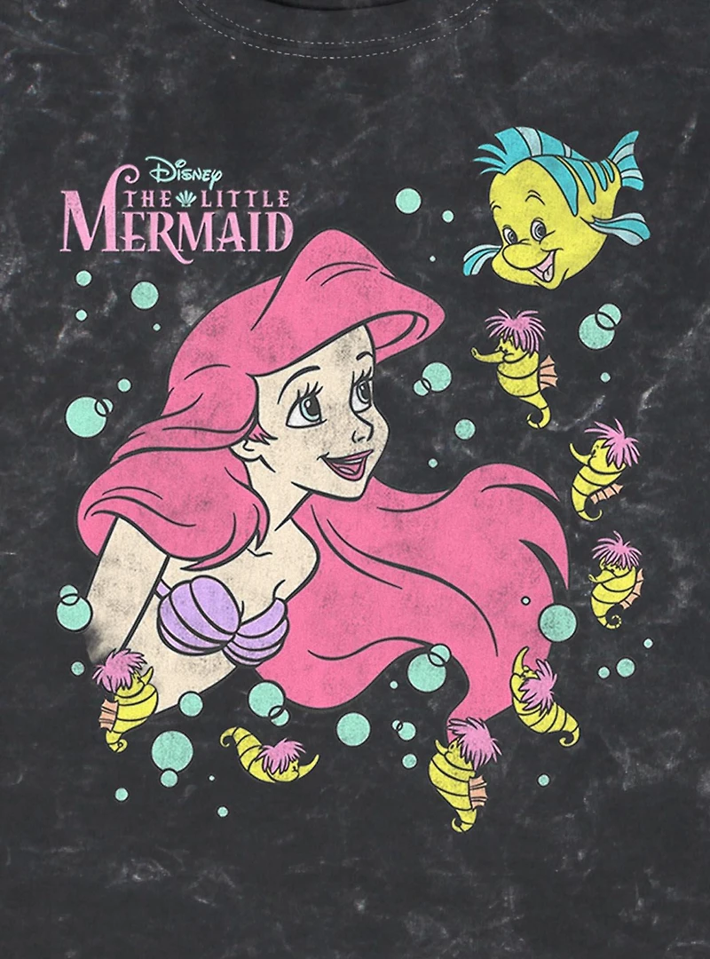 Disney The Little Mermaid Ariel N Friends Mineral Wash T-Shirt