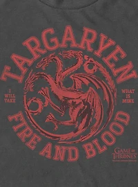 Game Of Thrones Collegiate Targaryen T-Shirt