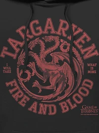 Game Of Thrones Collegiate Targaryen Hoodie