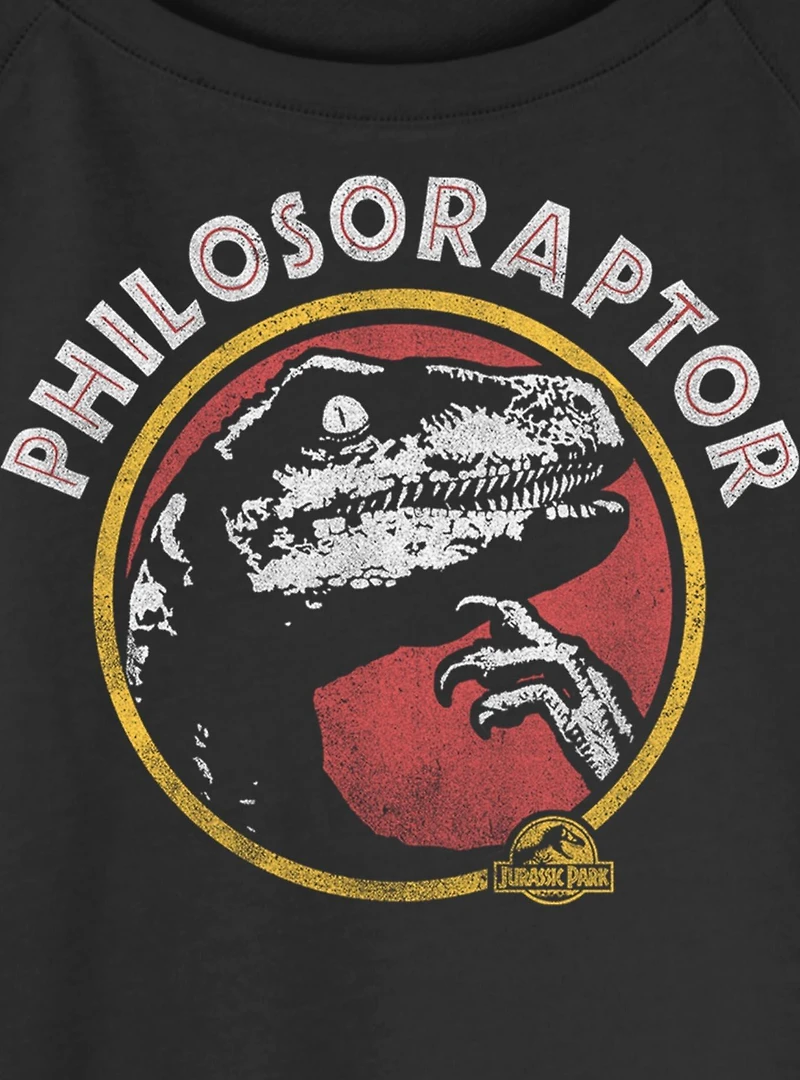 Jurassic Park Philoso Raptor Womens Slouchy Sweatshirt