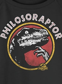 Jurassic Park Philoso Raptor Womens Slouchy Sweatshirt