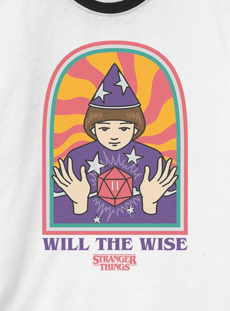 Stranger Things St Wise Will Ringer T-Shirt