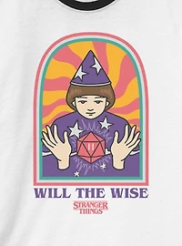 Stranger Things St Wise Will Ringer T-Shirt