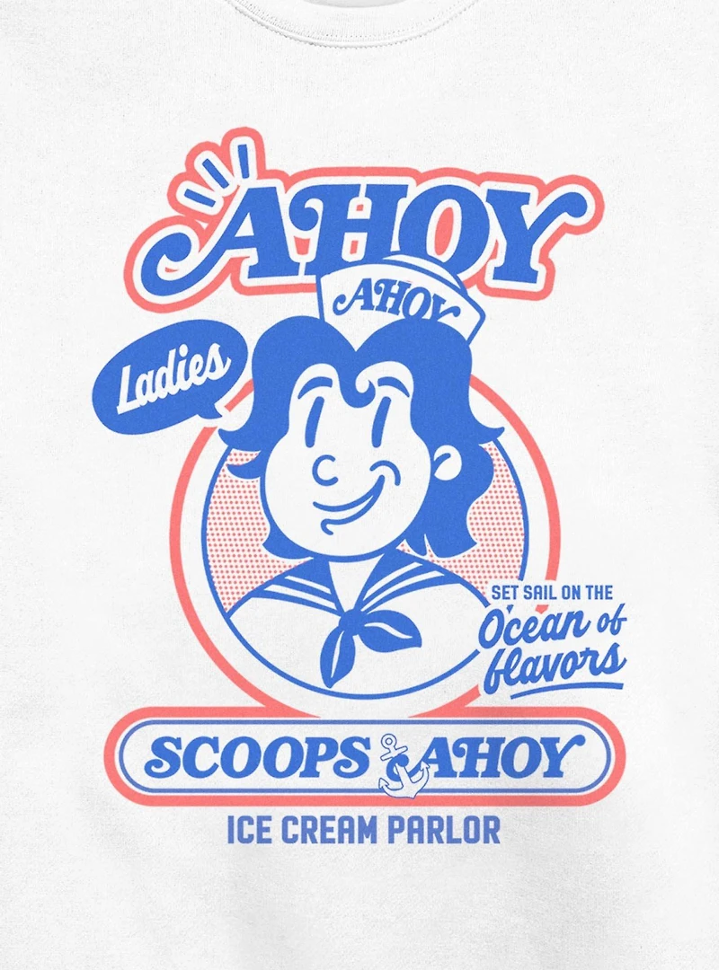 Stranger Things Retro Ahoy Badge Sweatshirt