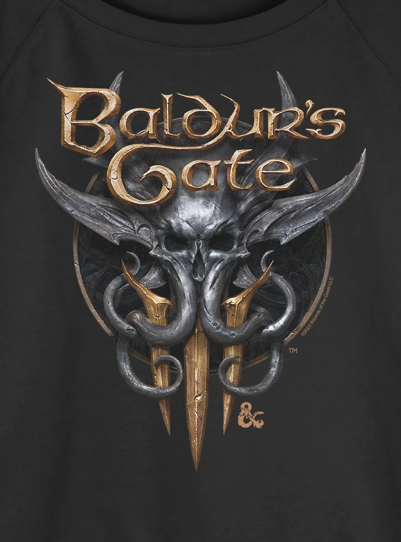 Dungeons & Dragons Logo Womens Slouchy Sweatshirt