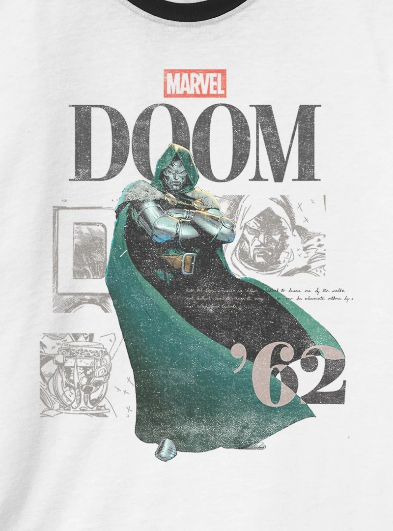 Marvel Doctor Doom Maximalist Ringer T-Shirt