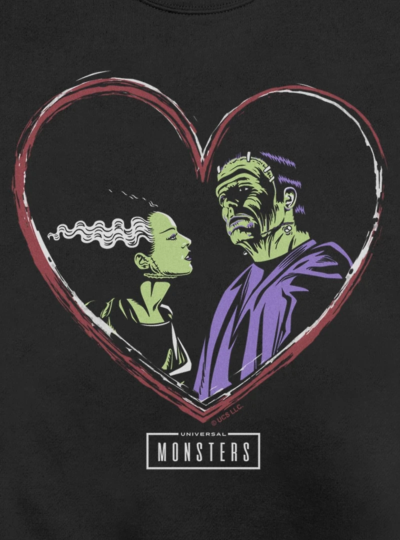 Universal Monsters Frankenstein & Bride Of Love Sweatshirt