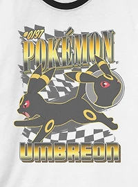 Pokemon Umbreon Check Ringer T-Shirt