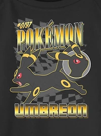 Pokemon Umbreon Check Womens Slouchy Sweatshirt
