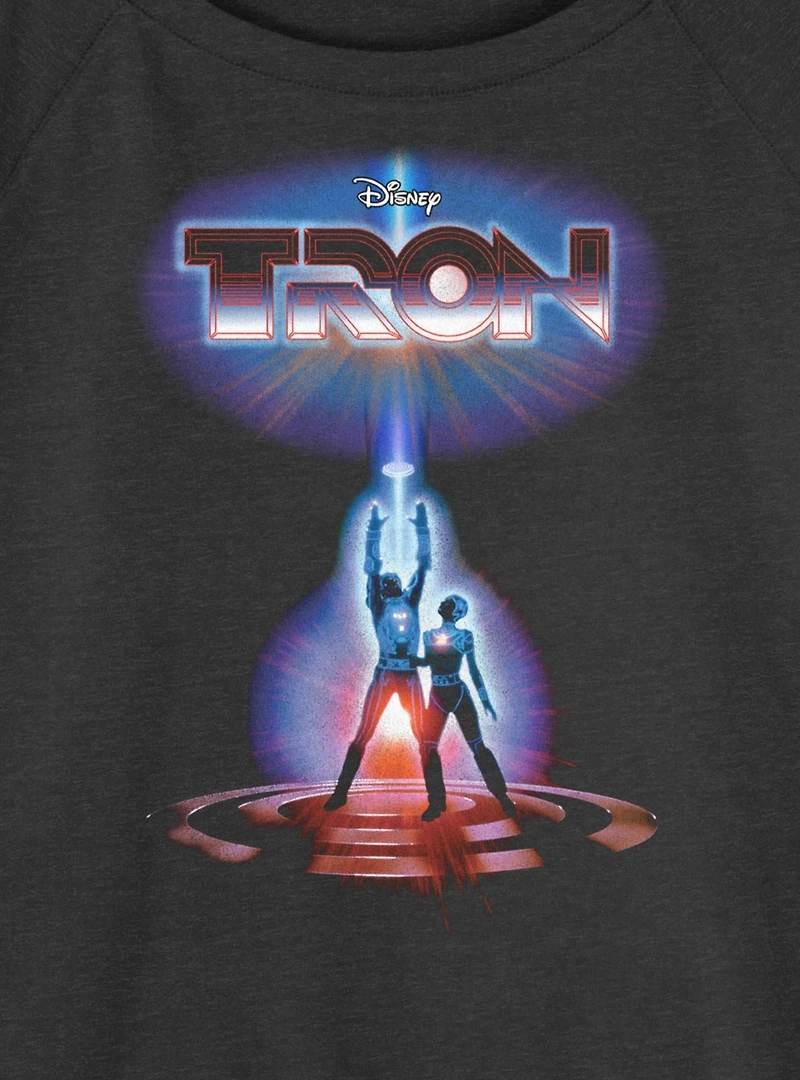 Tron Vintage Classic Womens Slouchy Sweatshirt