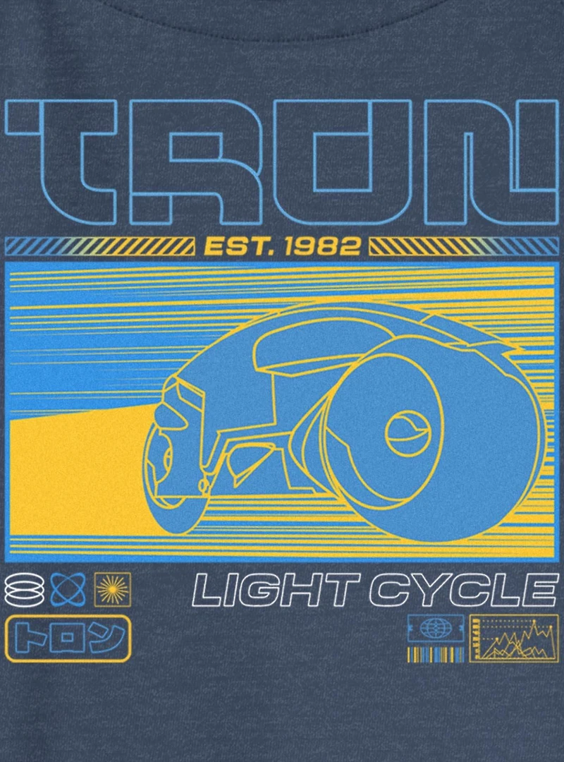 Tron Light Cycle Futuristic Womens Slouchy Sweatshirt