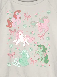 My Little Pony Cute Christmas Womens Slouchy Sweatshirt