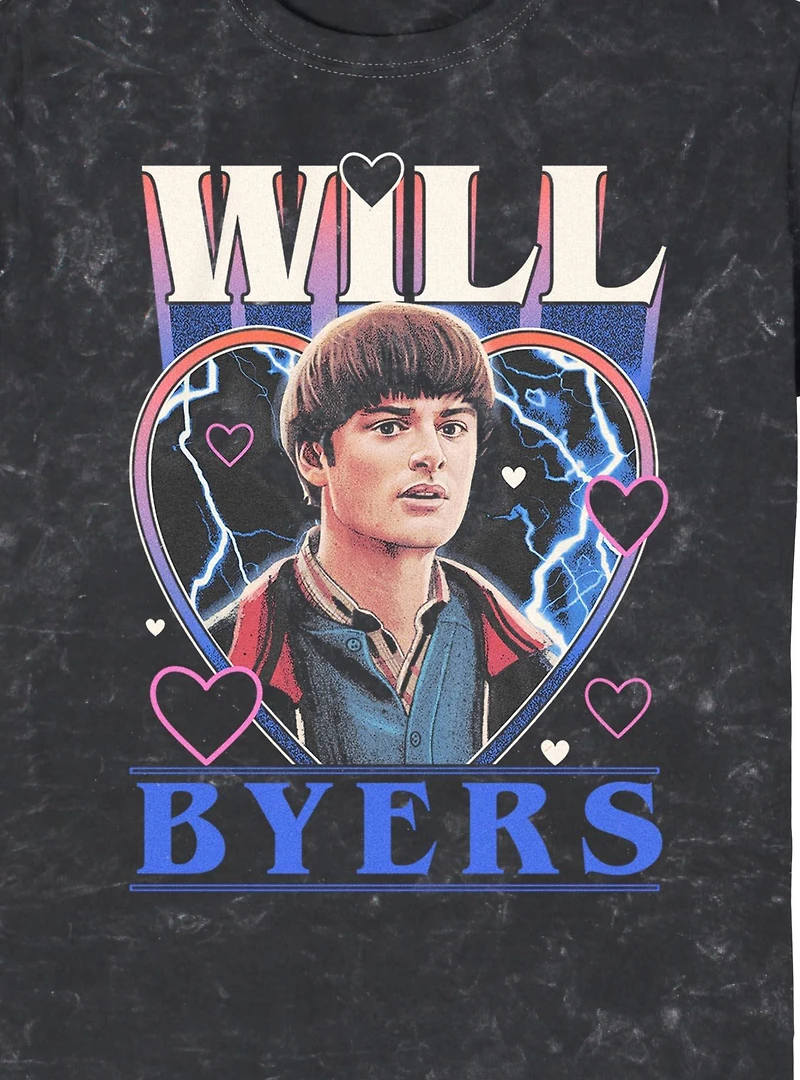 Stranger Things Willy Foreally Mineral Wash T-Shirt