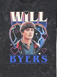 Stranger Things Willy Foreally Mineral Wash T-Shirt