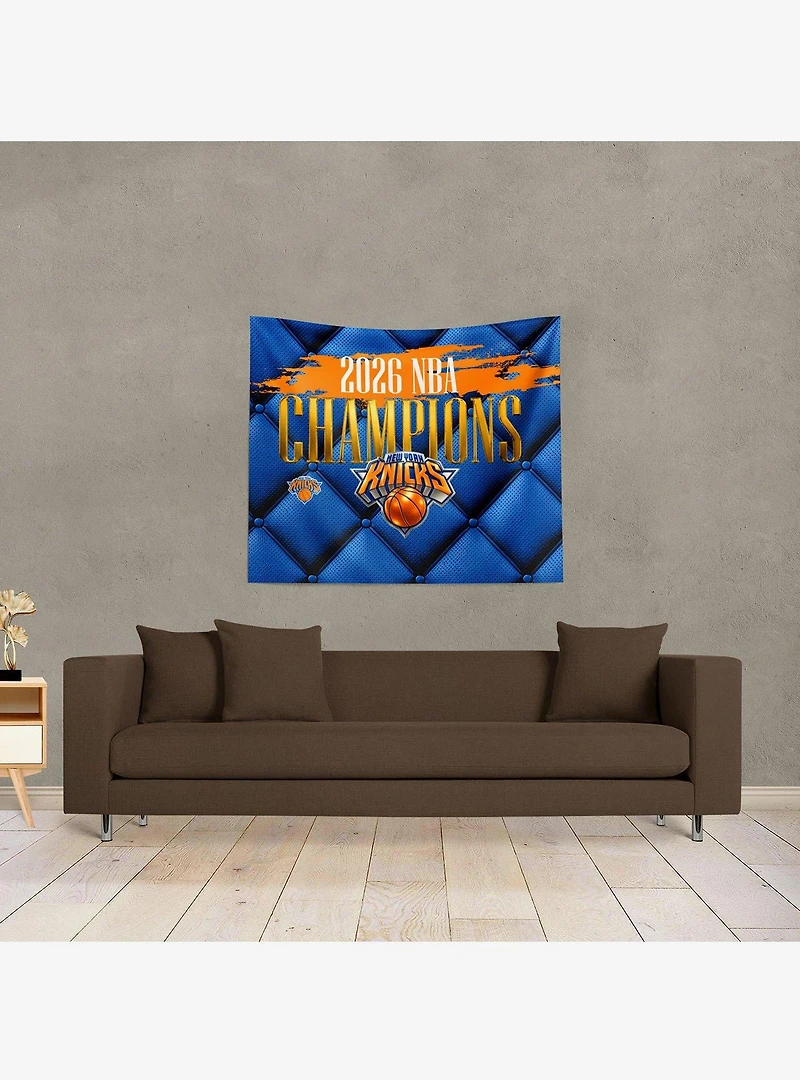 New York Knicks 2026 NBA Champions Radiance Wall Hanging