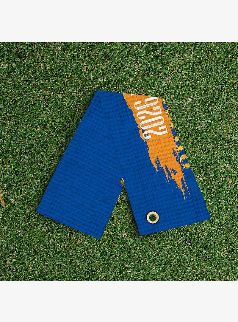 New York Knicks 2026 NBA Champions Pinnacle Waffle Printed Golf Towel