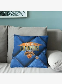 New York Knicks 2026 NBA Champions Imperial Throw Pillow