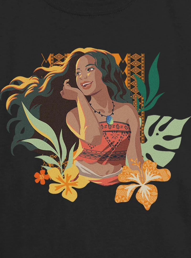 Disney Moana Live Action Happy Womens Skimmer T-Shirt