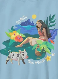 Disney Moana Live Action Go With The Flow Youth T-Shirt