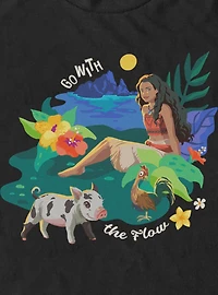 Disney Moana Live Action Go With The Flow T-Shirt