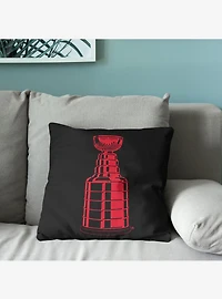 Carolina Hurricanes 2026 Stanley Cup Champions Hardline Throw Pillow