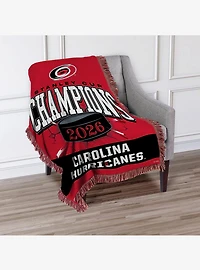 Carolina Hurricanes 2026 Stanley Cup Champions Rectify Woven Tapestry