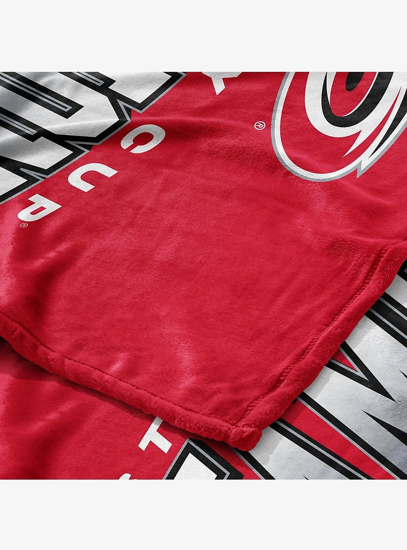 Carolina Hurricanes 2026 Stanley Cup Champions Ripper Silk Touch Throw Blanket