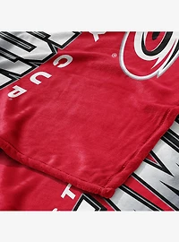 Carolina Hurricanes 2026 Stanley Cup Champions Ripper Silk Touch Throw Blanket
