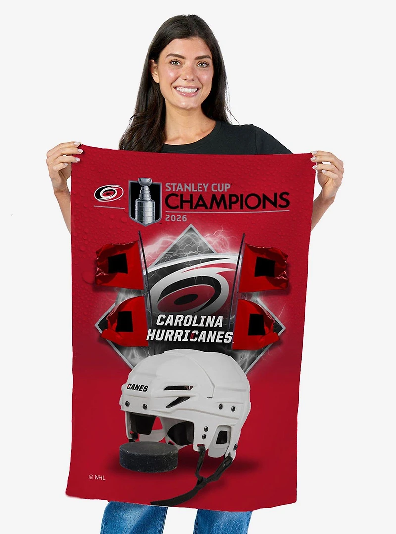 Carolina Hurricanes 2026 Stanley Cup Champions Strive Tapestry