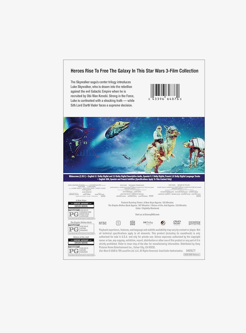 Star Wars: Original Trilogy Digital Video Disc