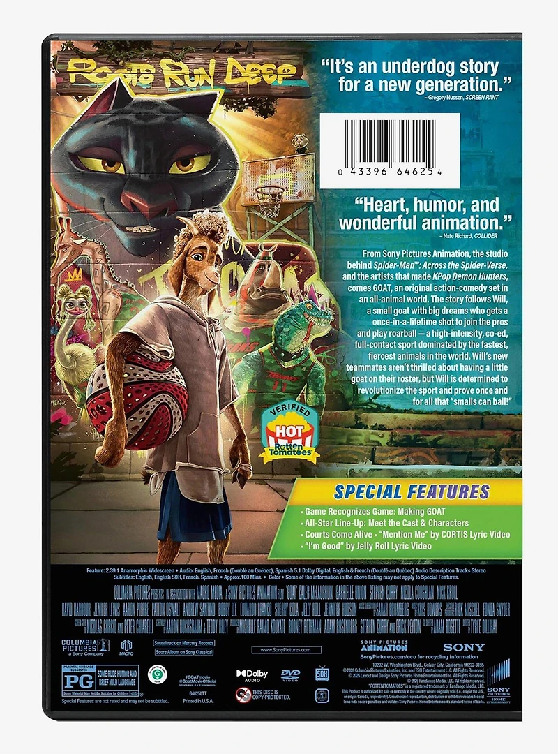 GOAT DVD