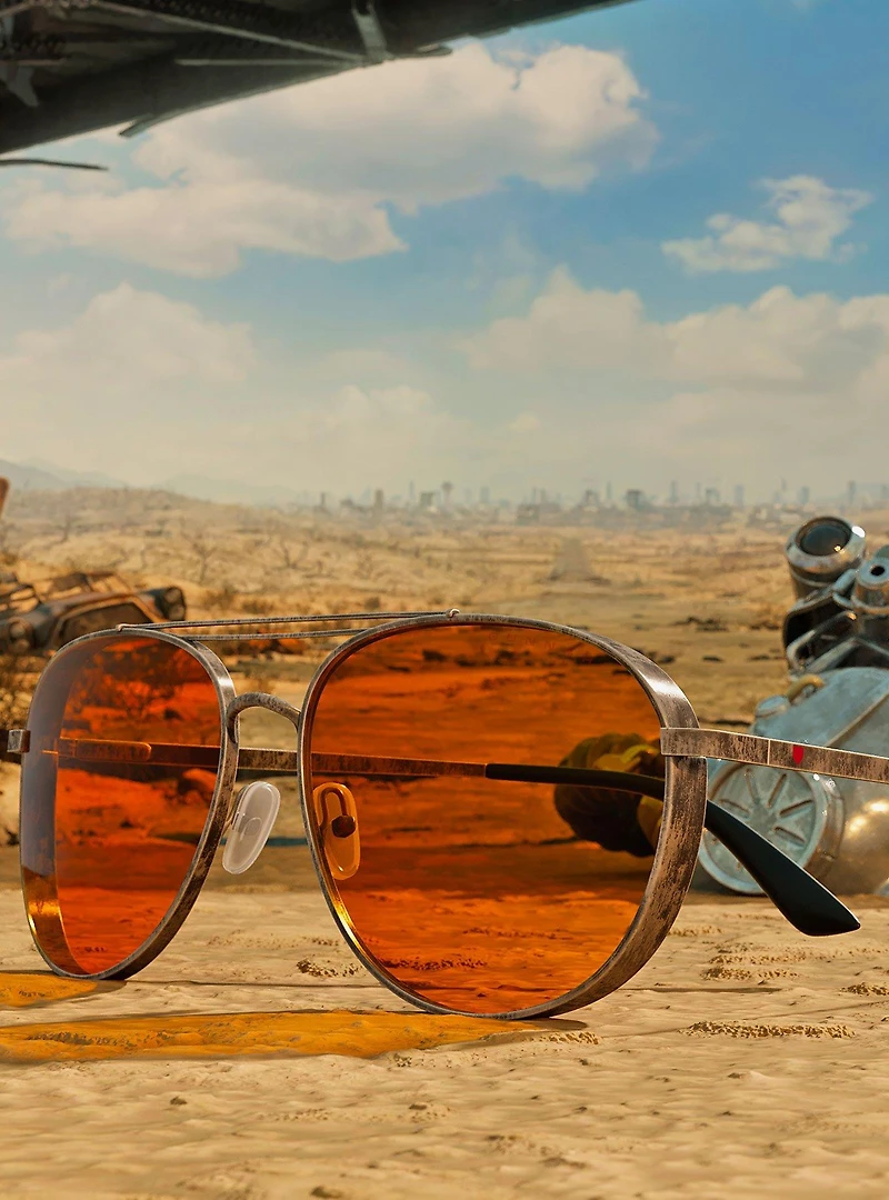 GUNNAR x Fallout Brotherhood of Steel Amber Max Tint Blue Light Glasses
