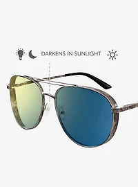 GUNNAR x Fallout Brotherhood of Steel Sun Shift Tint Blue Light Glasses