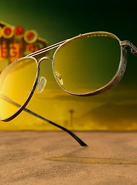 GUNNAR x Fallout Brotherhood of Steel Sun Shift Tint Blue Light Glasses