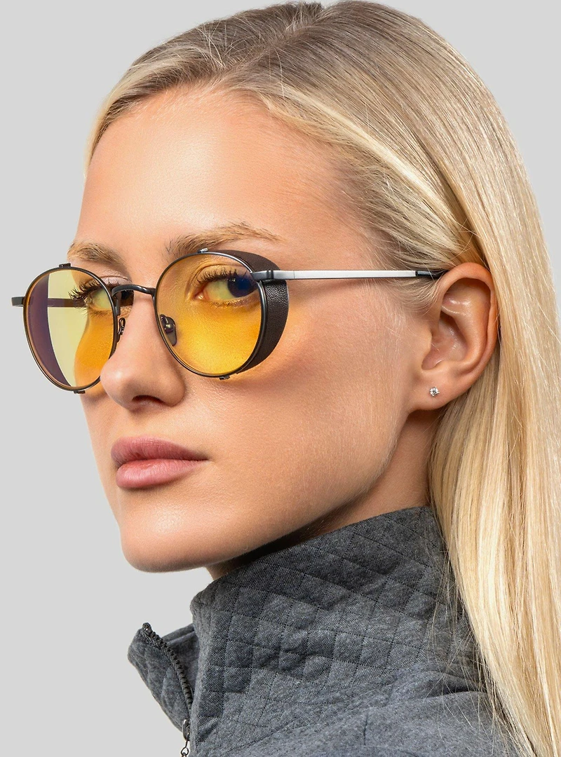 GUNNAR x Fallout Lucky 38 Amber Tint Blue Light Glasses