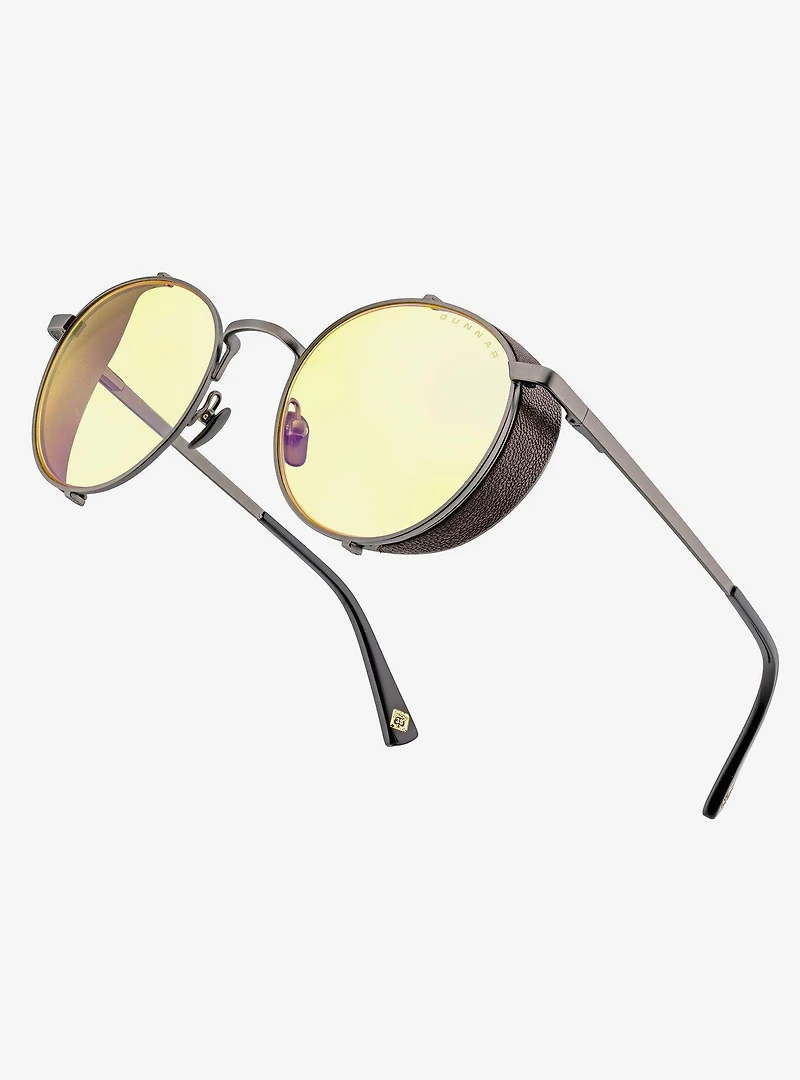 GUNNAR x Fallout Lucky 38 Sun Shift Tint Blue Light Glasses